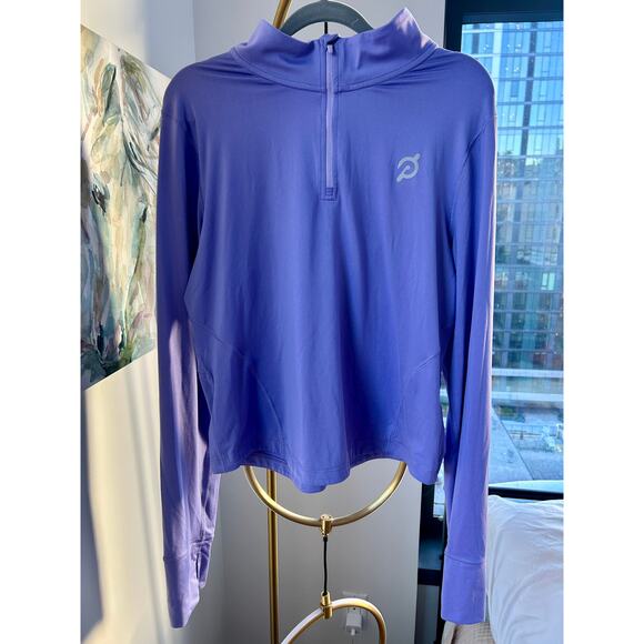 Peloton | Soft Tech Jersey 1/4 Zip Pullover | Lavender | Size X-Large | XL - Picture 5 of 8